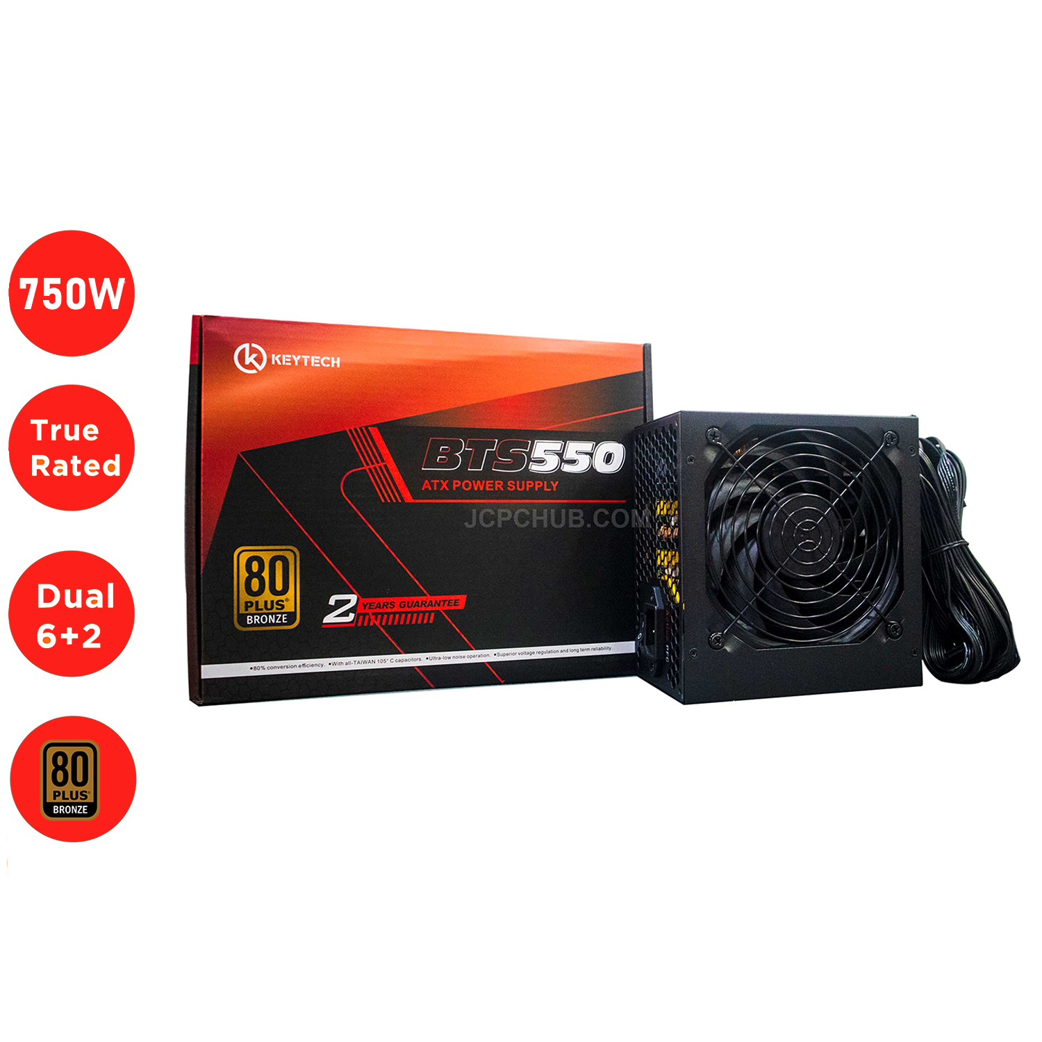 Keytech 750W Bronze PSU BTS750